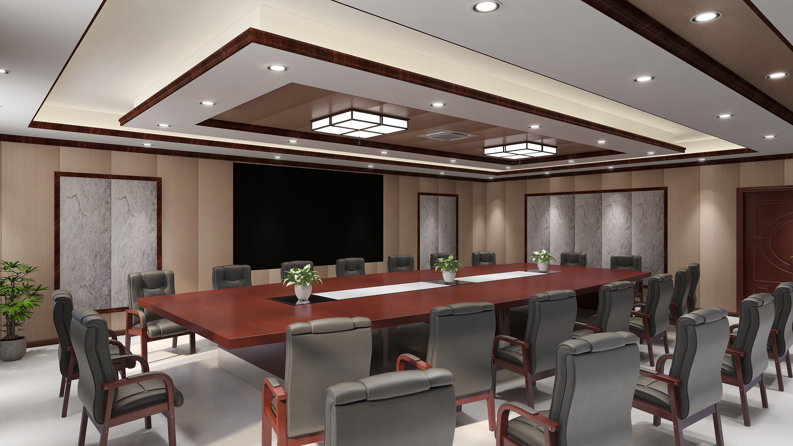 唐代松-公交公司会议室-装修设计方案