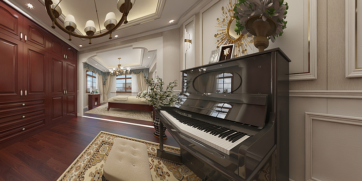 南昌盛福-设计师-邓世荣-8.21 胡总别墅房间-装修设计方案