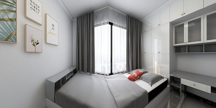 百色大津梁胜姜-三祺9-1601-装修设计方案