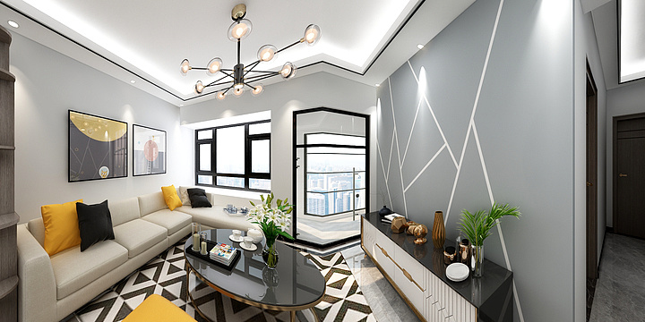 广东佳鸿饰界杨洁-康城假日陈先生家设计图-装修设计方案