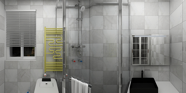 东东梦之家-御龙湾堂哥王冬牙2003（现代简约全屋定制）-改厕所-装修设计方案