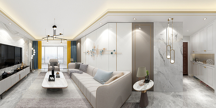 设计师黎飞-怡翠花园马先生-装修设计方案