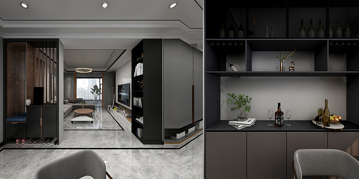 风铃原创设计-香花苑A-装修设计方案