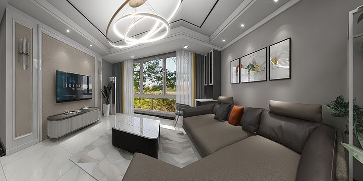 全案设计师周勇-傅忠德效果图-装修设计方案