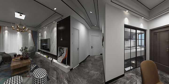 KevenMei-中梁金鹏玖台-装修设计方案