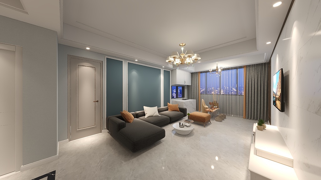 设计师涂建雄-龙庭国际20#3-1206-装修设计方案