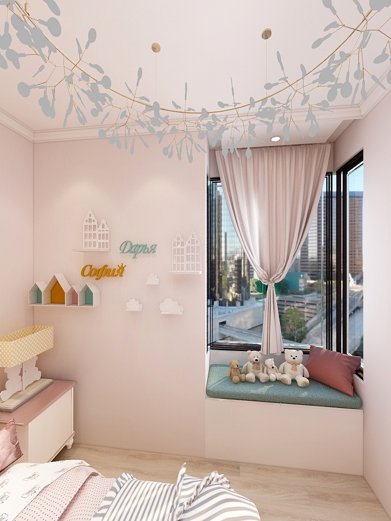 LHDESIGN-女儿房-装修设计方案
