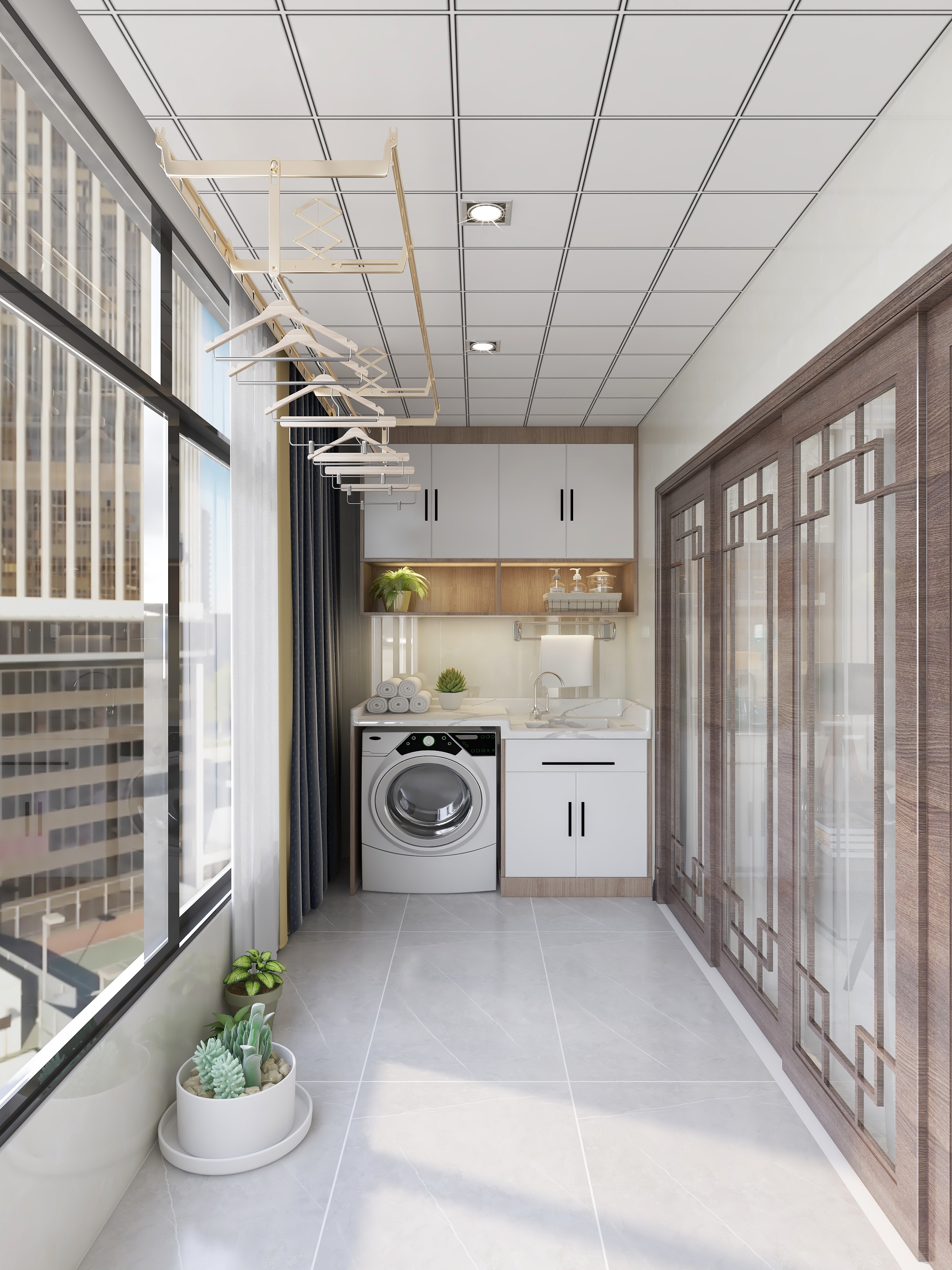 常科-轻奢三室两厅装修效果图