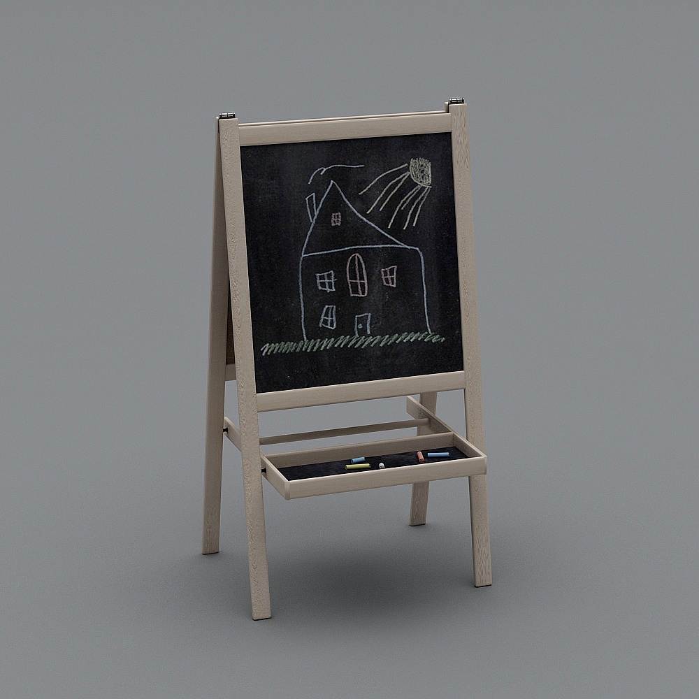 画架3D模型