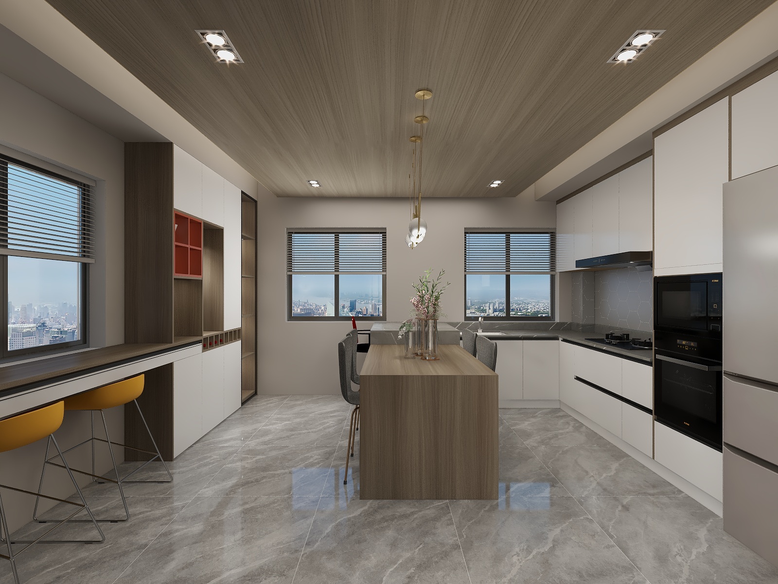 小希梅-西安89.50㎡B户型3室2厅1卫-装修设计方案