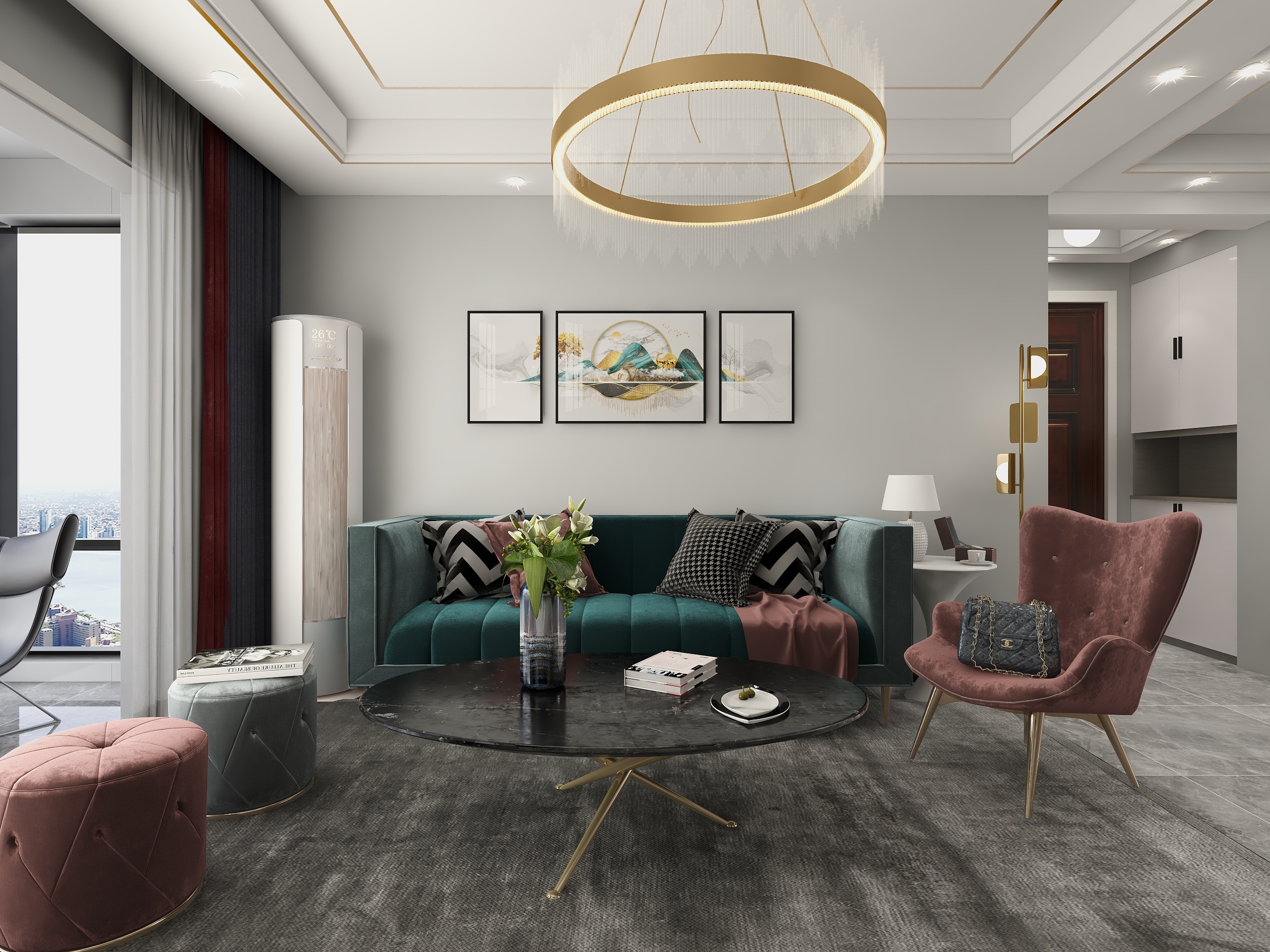 娜宝丫-香榭轻奢-装修设计方案