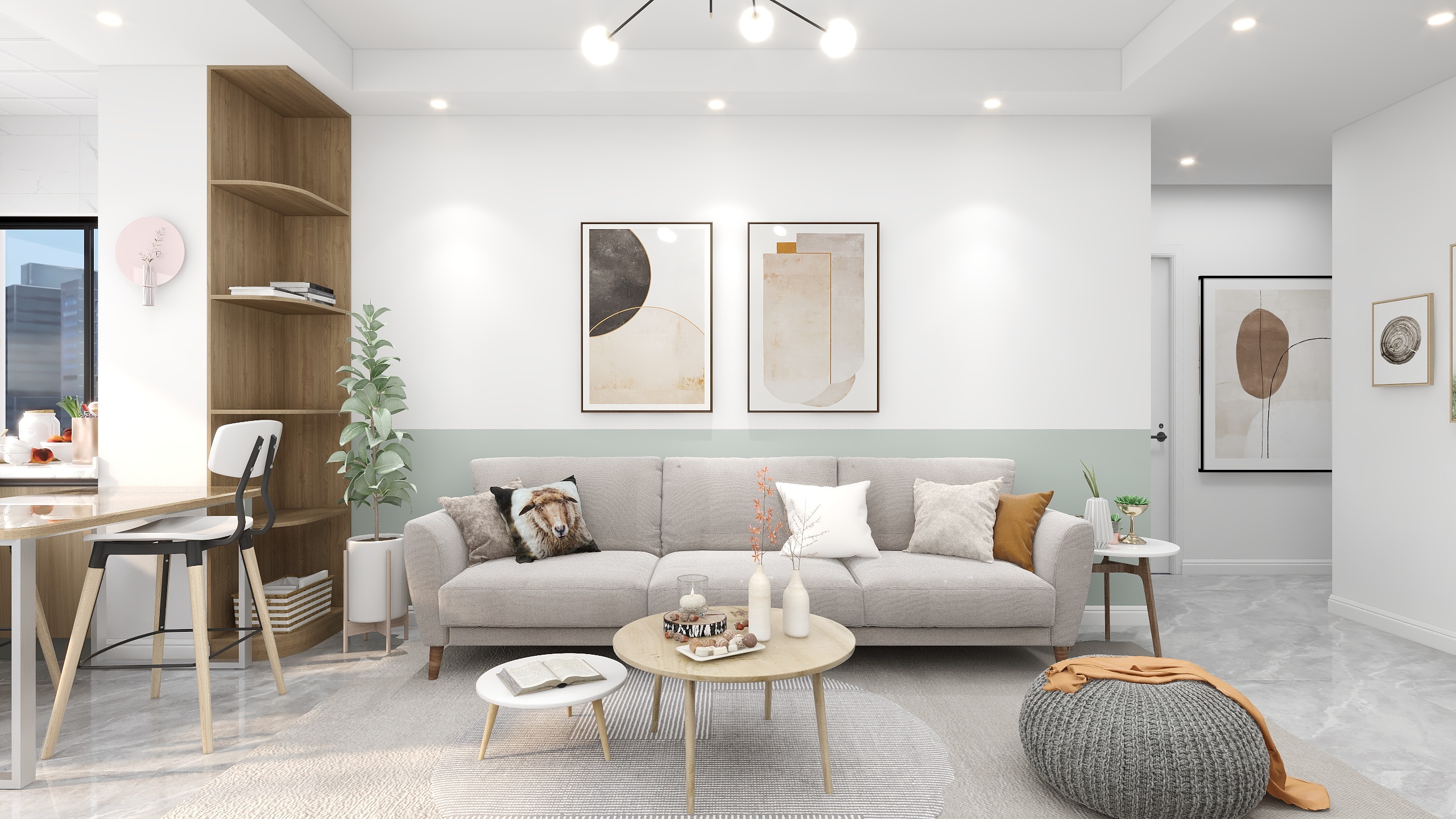 陳籽-绿林家园北欧风格-装修设计方案