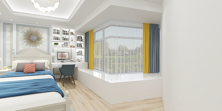 娟娟13378647671-灏景湾6-701黄小姐男孩房-装修设计方案