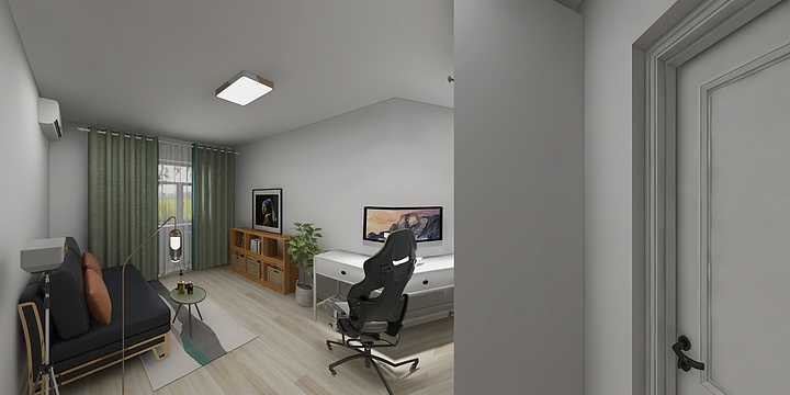 王甜甜oMws-原始户型图-装修设计方案