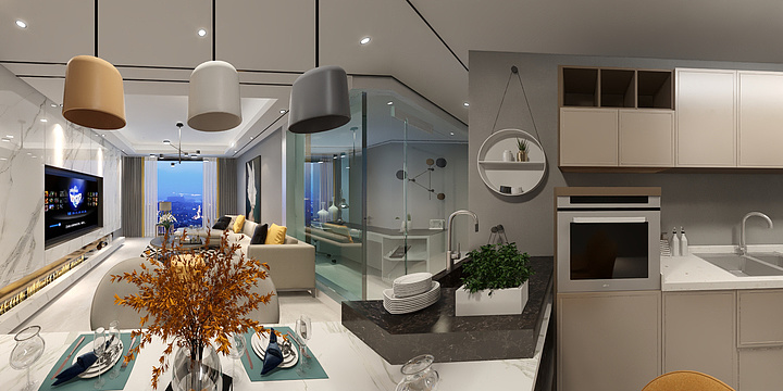 憨憨憨憨静-龙城名邸周姐雅居-装修设计方案