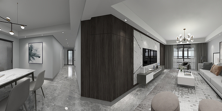 小琴琴的护花使者-华美家园 墙体图2-装修设计方案