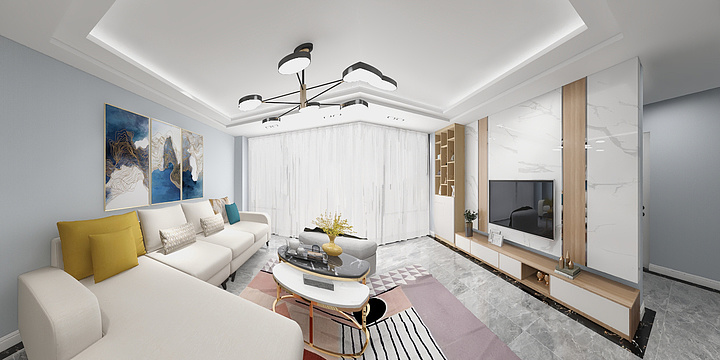 全屋整装设计_廖-幸福里里3#801-装修设计方案