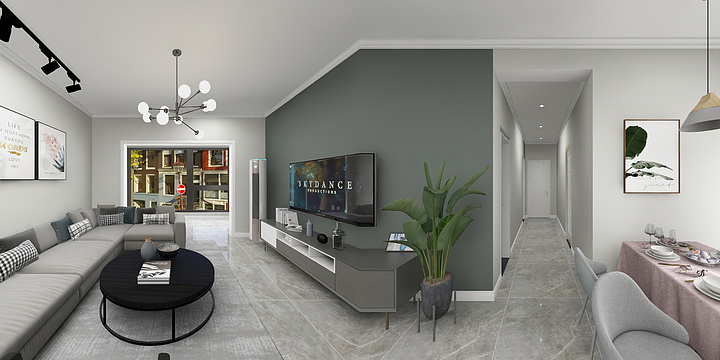 筑简设计-现代，北欧-茂县雪花井印象苏哥-曾老师-装修设计方案