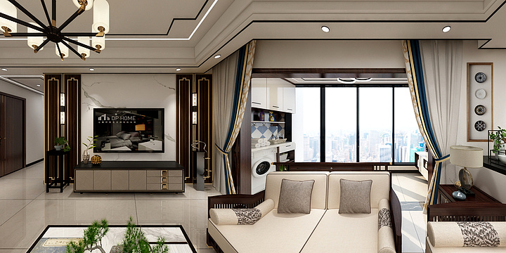 霓可-新中式-装修设计方案