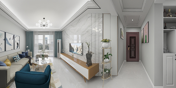 极镜空间19505000200-阳光水岸5栋2单元1704室林先生-副本-装修设计方案