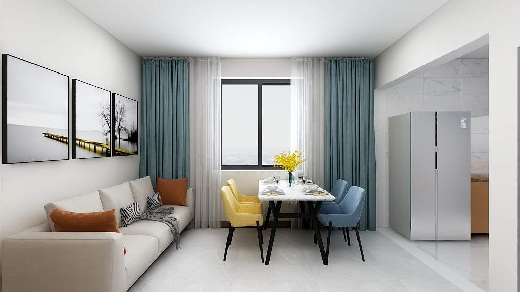 青岩空间设计工作室-东方里3-3-502-1-装修设计方案