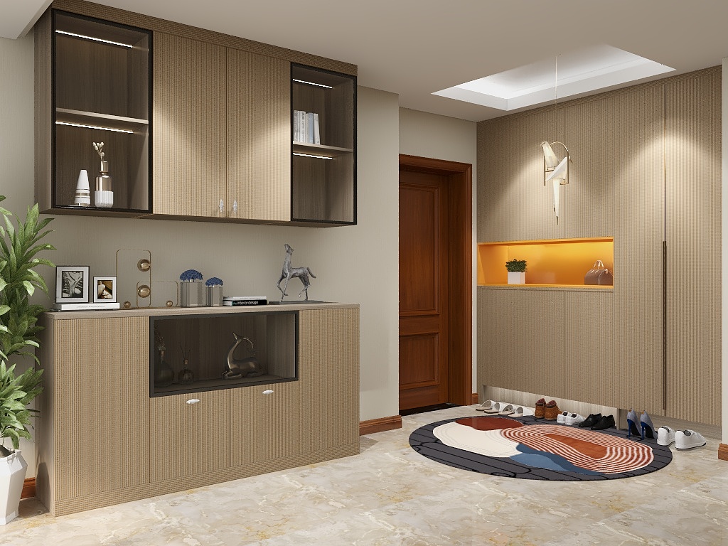 普乐美定制老井-门厅鞋柜-装修设计方案