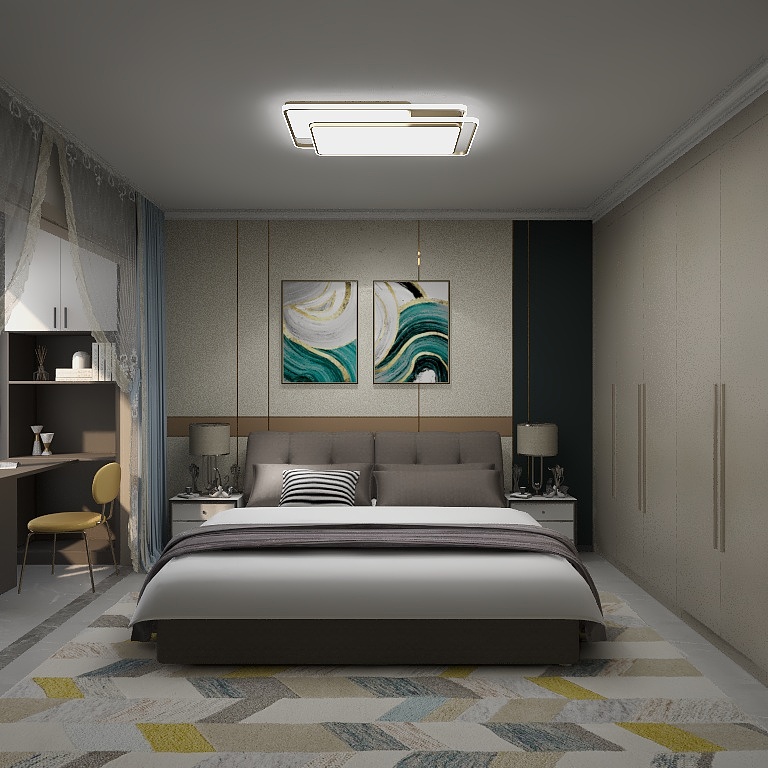 唐帅lOiZ-世贸王总主卧-装修设计方案