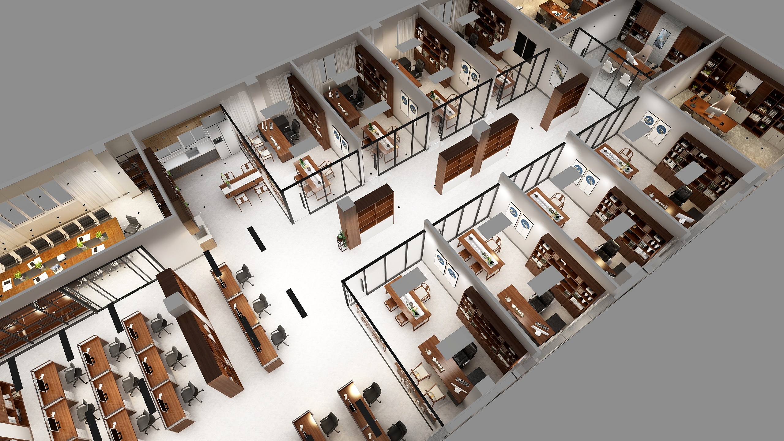 张怀勇517-新中式办公室-修改10-9-装修设计方案