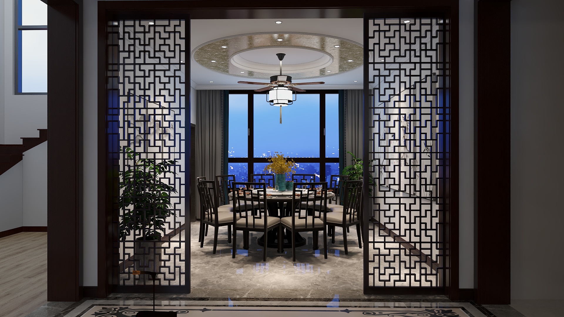 火火設計-张镇-陈先生自建房1F-装修设计方案