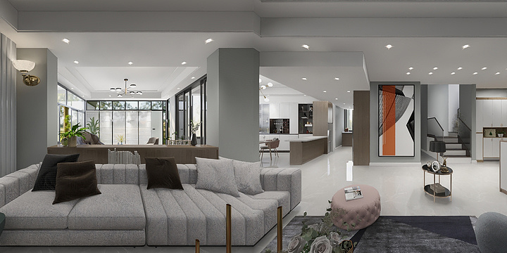 撸起袖子l-思雨轩施工图-装修设计方案