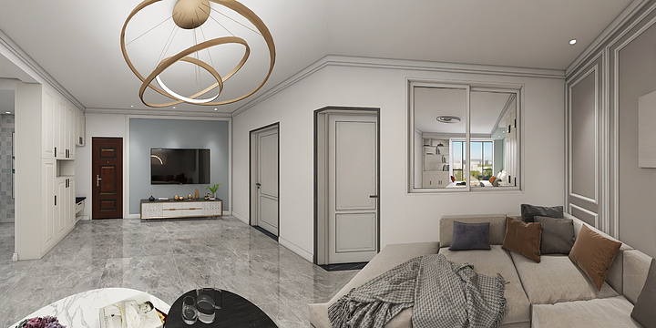 山东亿丰装饰-田美家园-四版-装修设计方案