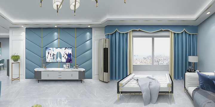 7度设计-宜家沣都-装修设计方案