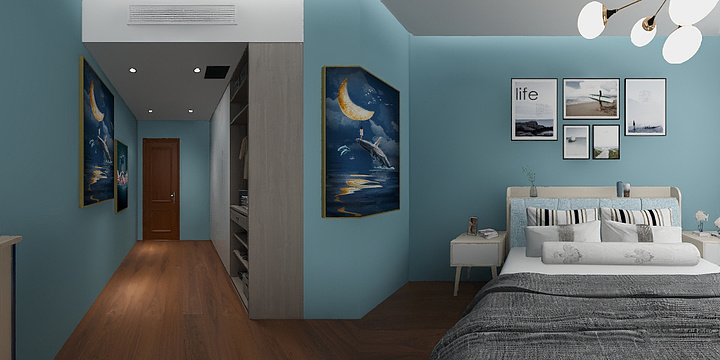 染YHZm-卧室-装修设计方案