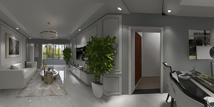 塰濤設計-锦绣双院2栋1单元501马师家酷-装修设计方案