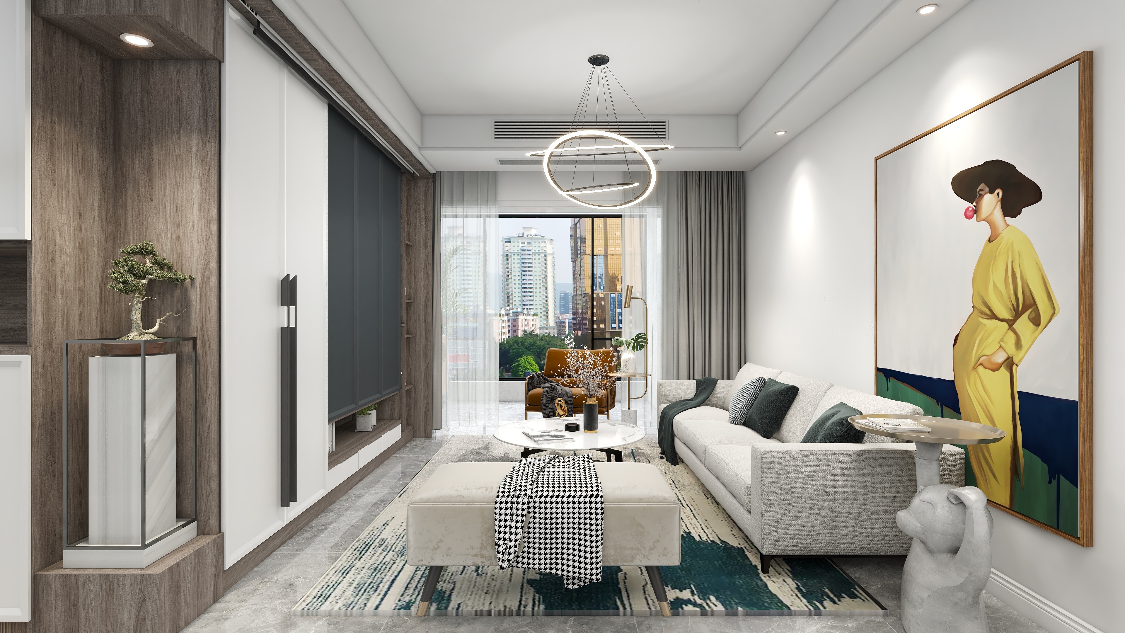 玖圣家装饰月星家居店-现代简约装修效果图