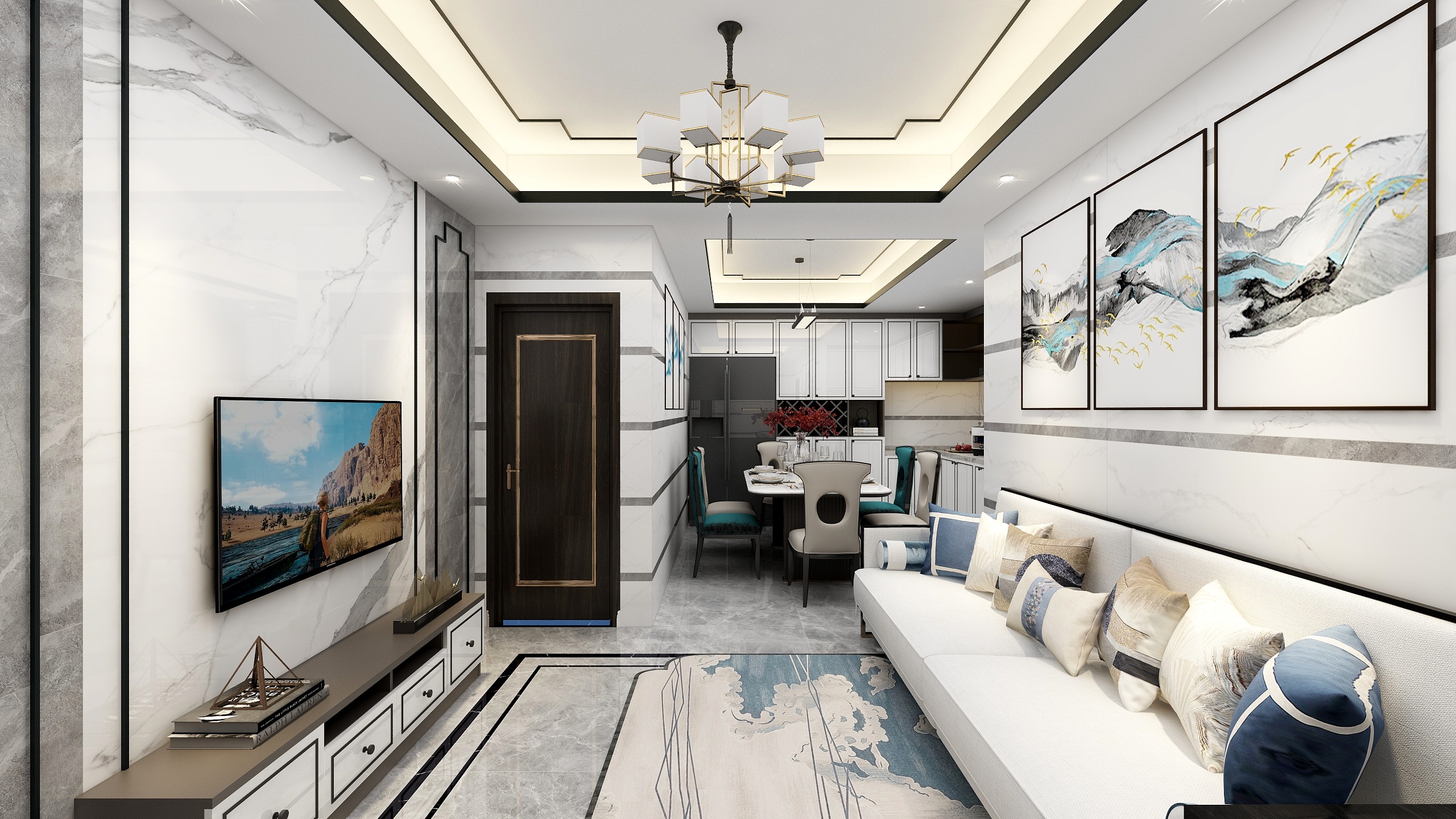 洛阳禾间装饰-三里家园二区-装修设计方案