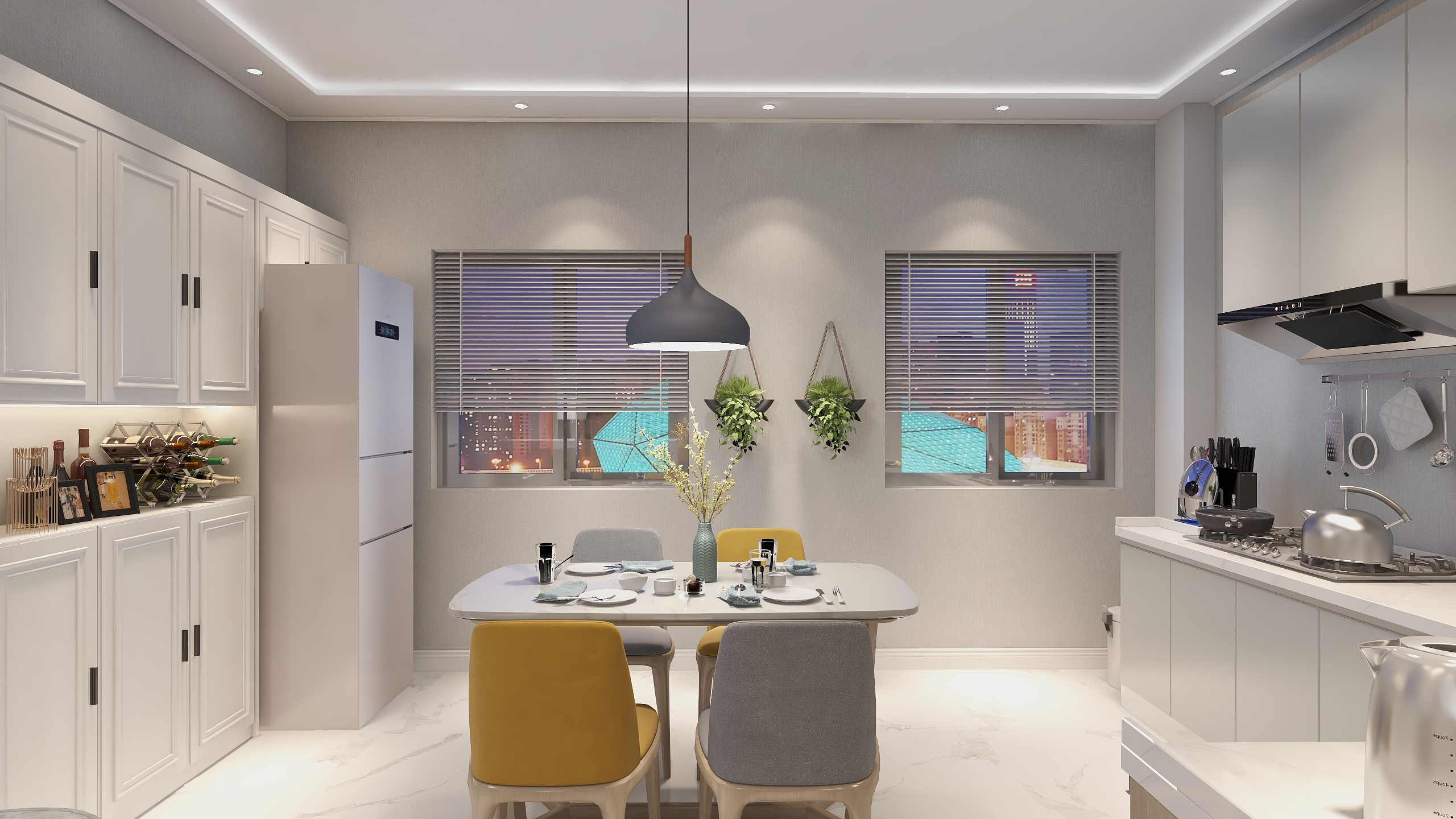 佳乐诺依-瑞和园89.50㎡B户型3室2厅1卫-装修设计方案