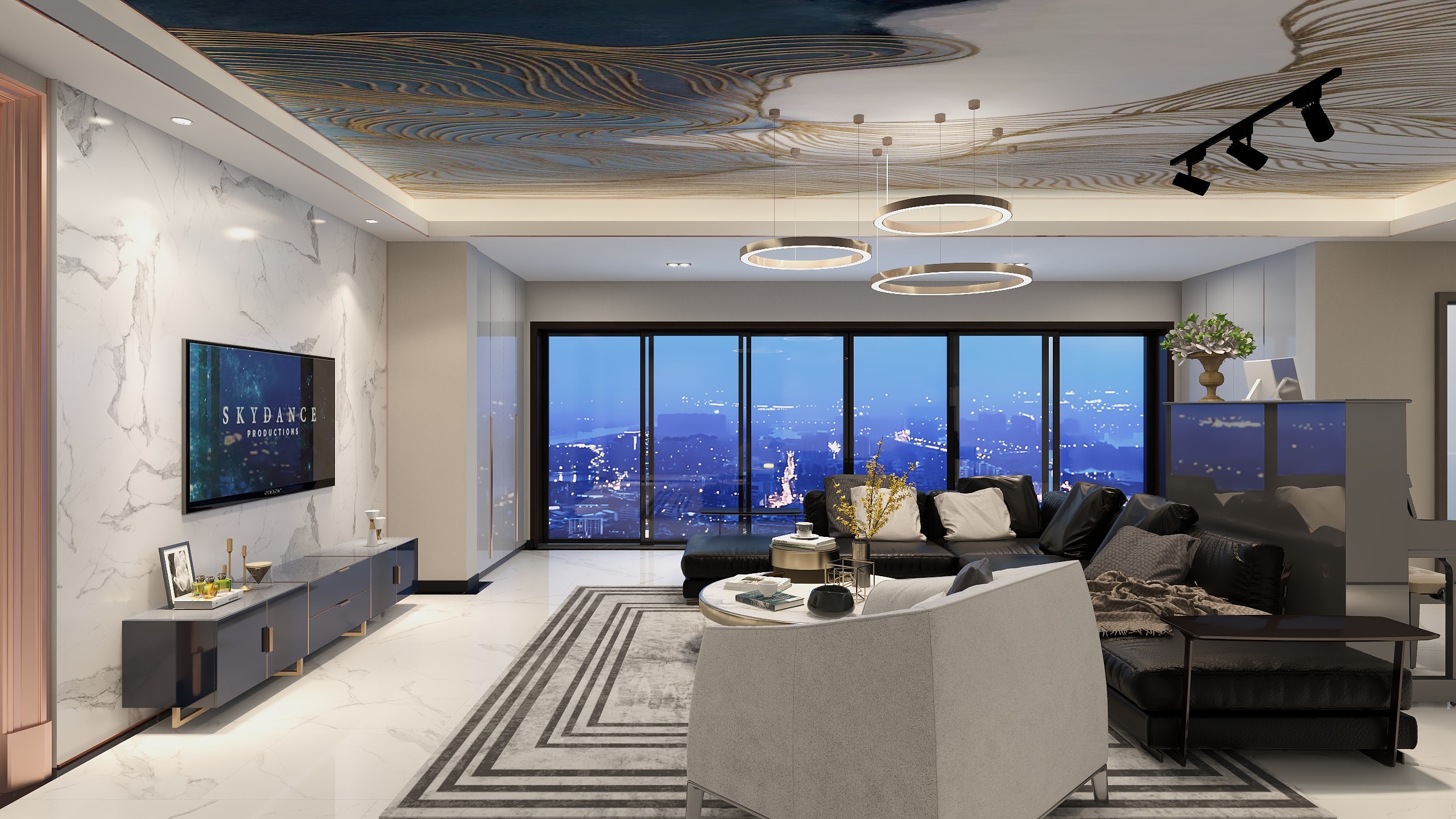 邓..-重庆大宅-装修设计方案