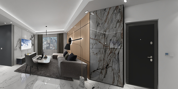 杰艺设计-华地家园-装修设计方案