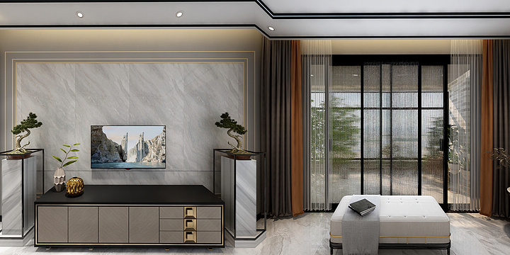 质感大师PDre-燕归巢中式风格18851384688-装修设计方案