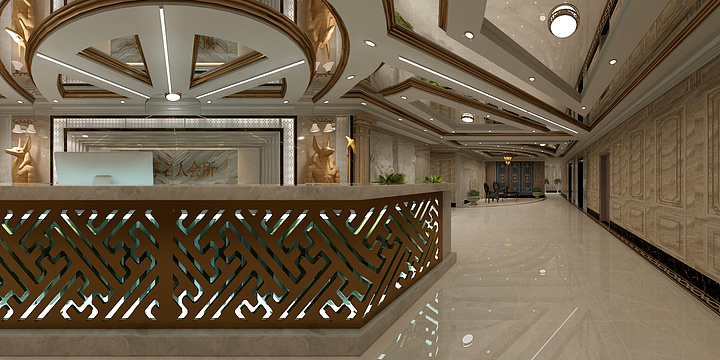 马里奥怎么还在修管道-会所大厅-副本-副本-装修设计方案