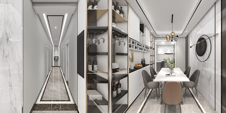 萨米特瓷砖设计刘倩-荷塘郡园9-2-302-装修设计方案