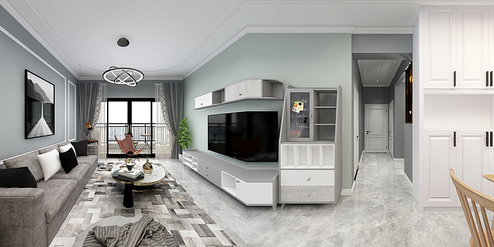 cqmxc-力高澜湖峯景7栋1503-装修设计方案