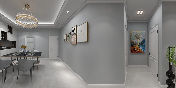 西安龙城空间设计-西雅图装修效果-装修设计方案