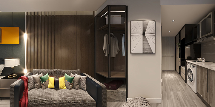 文石印象-单身公寓-装修设计方案