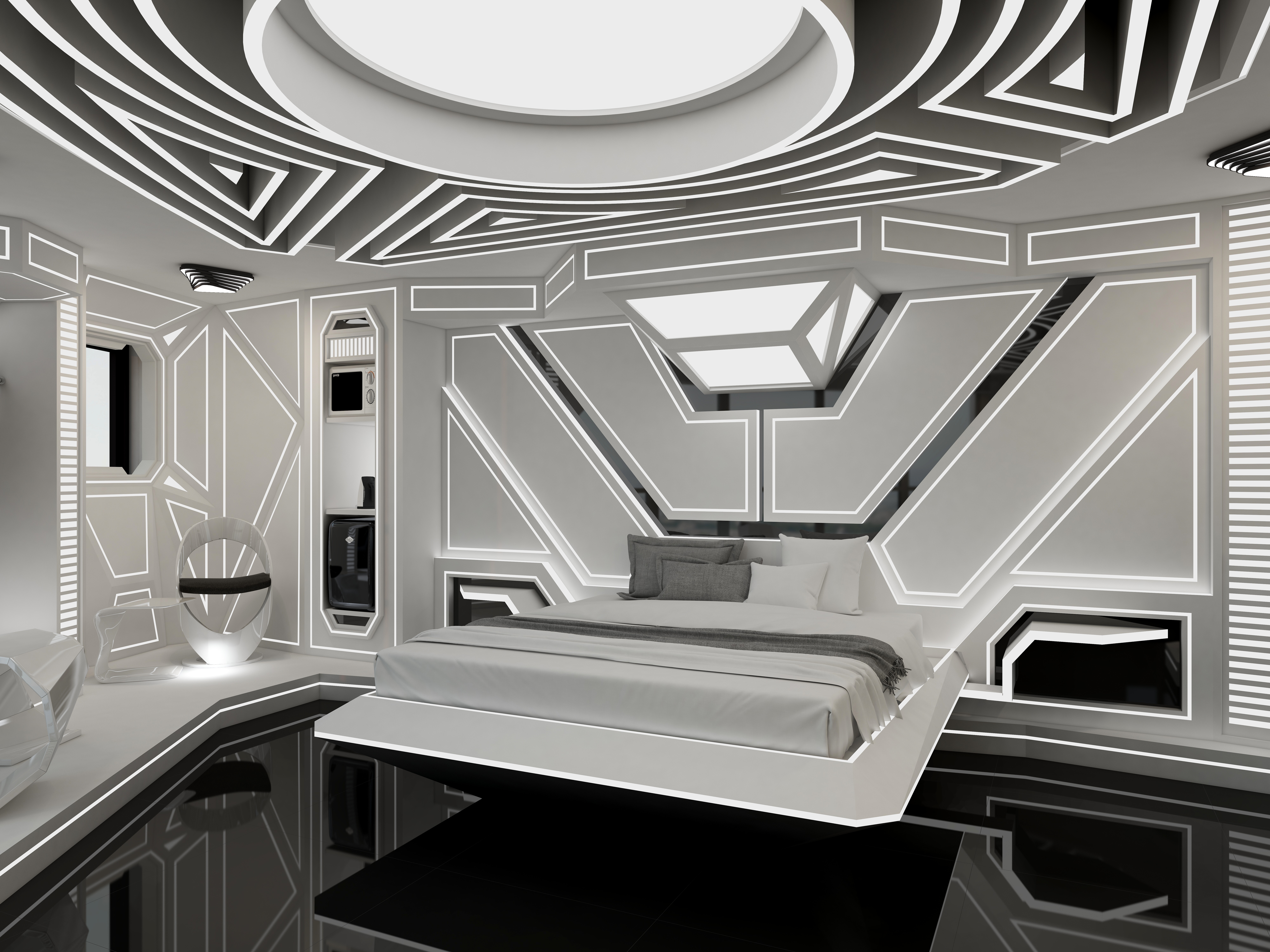 房子啊-滨江一号5-10未来主义民宿-装修设计方案