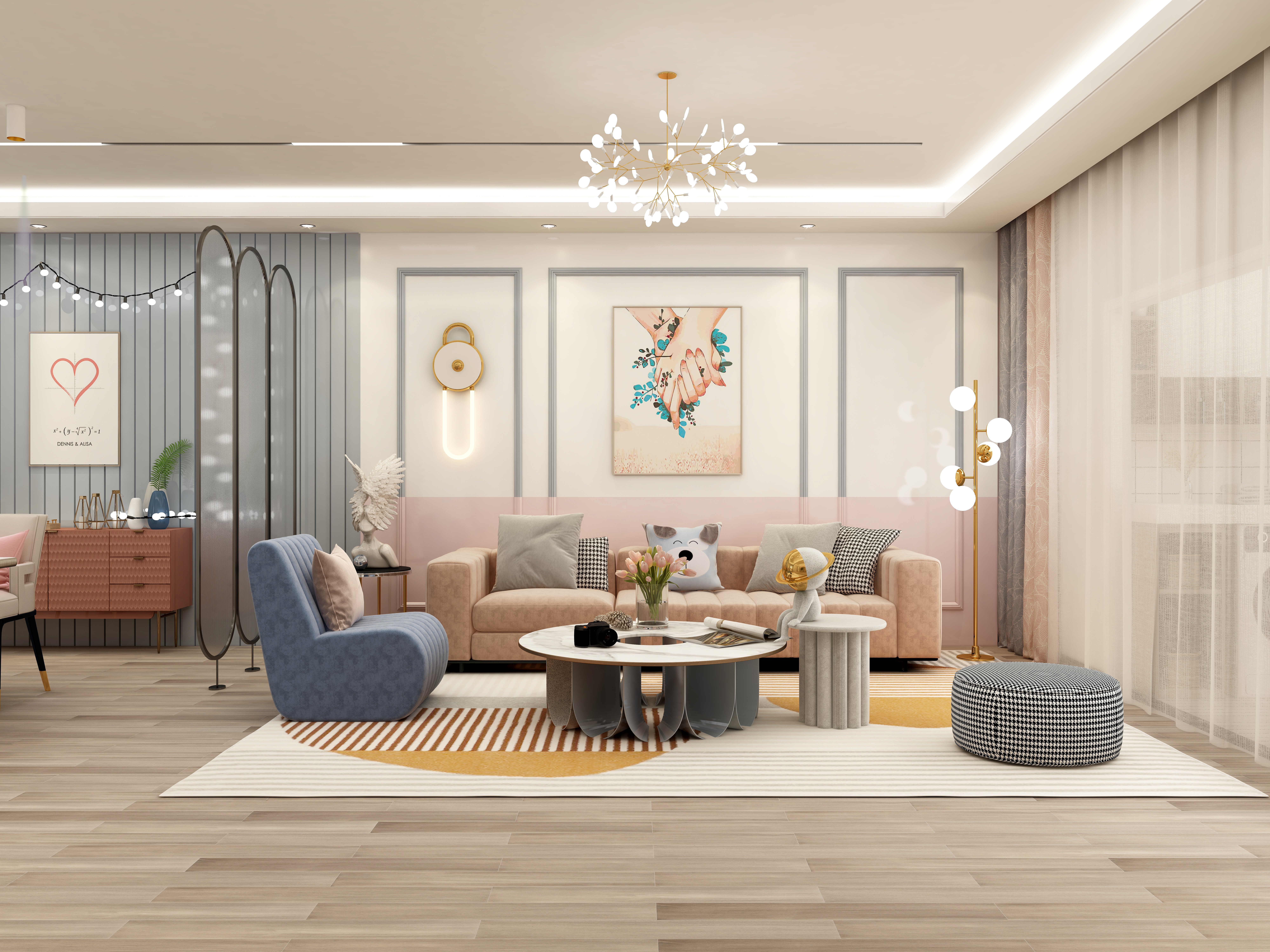 张旭-【我要上头条】-七夕迷情北欧风装修效果图