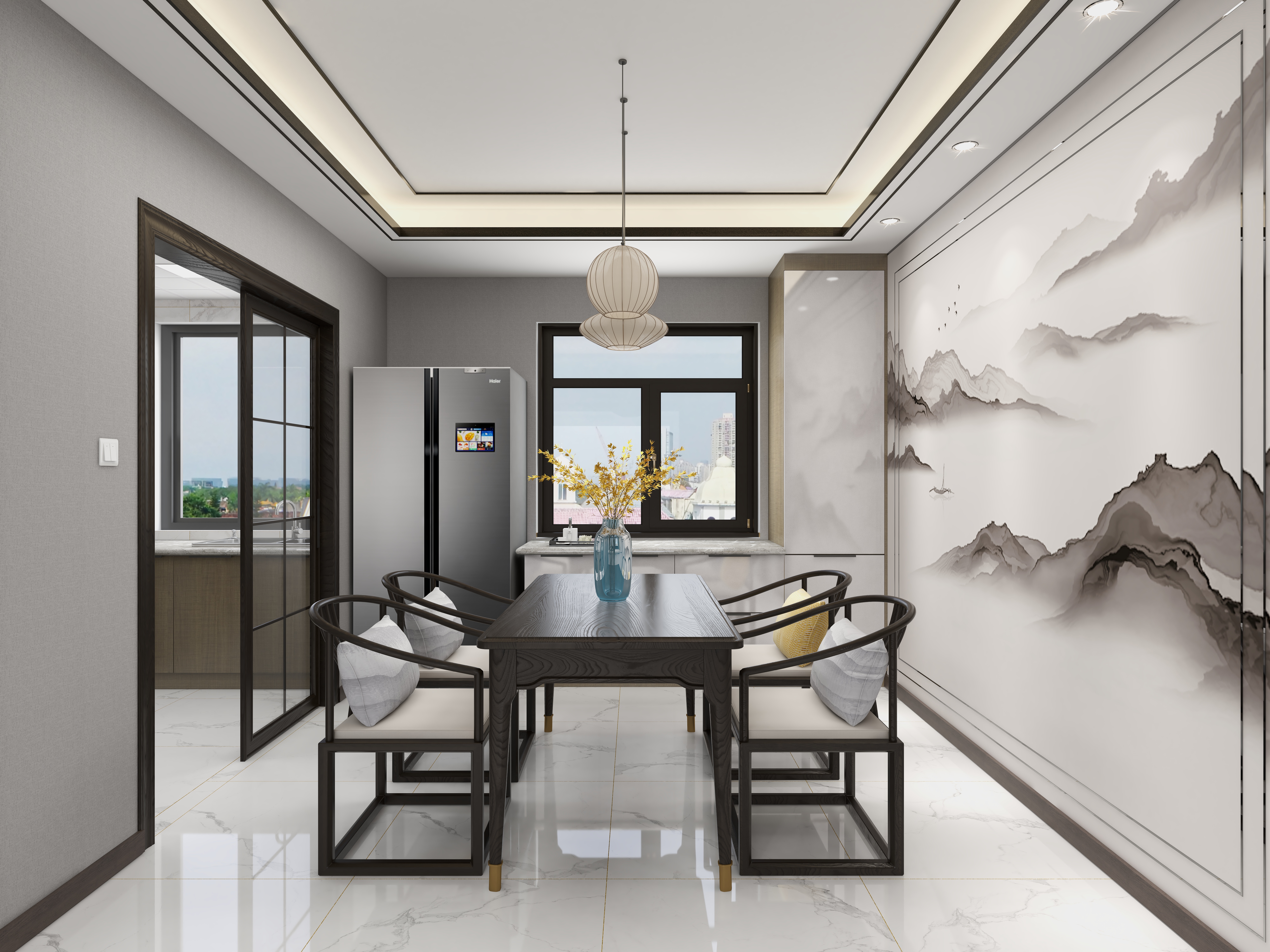 刘洋-中昂新天地-新中式-装修设计方案