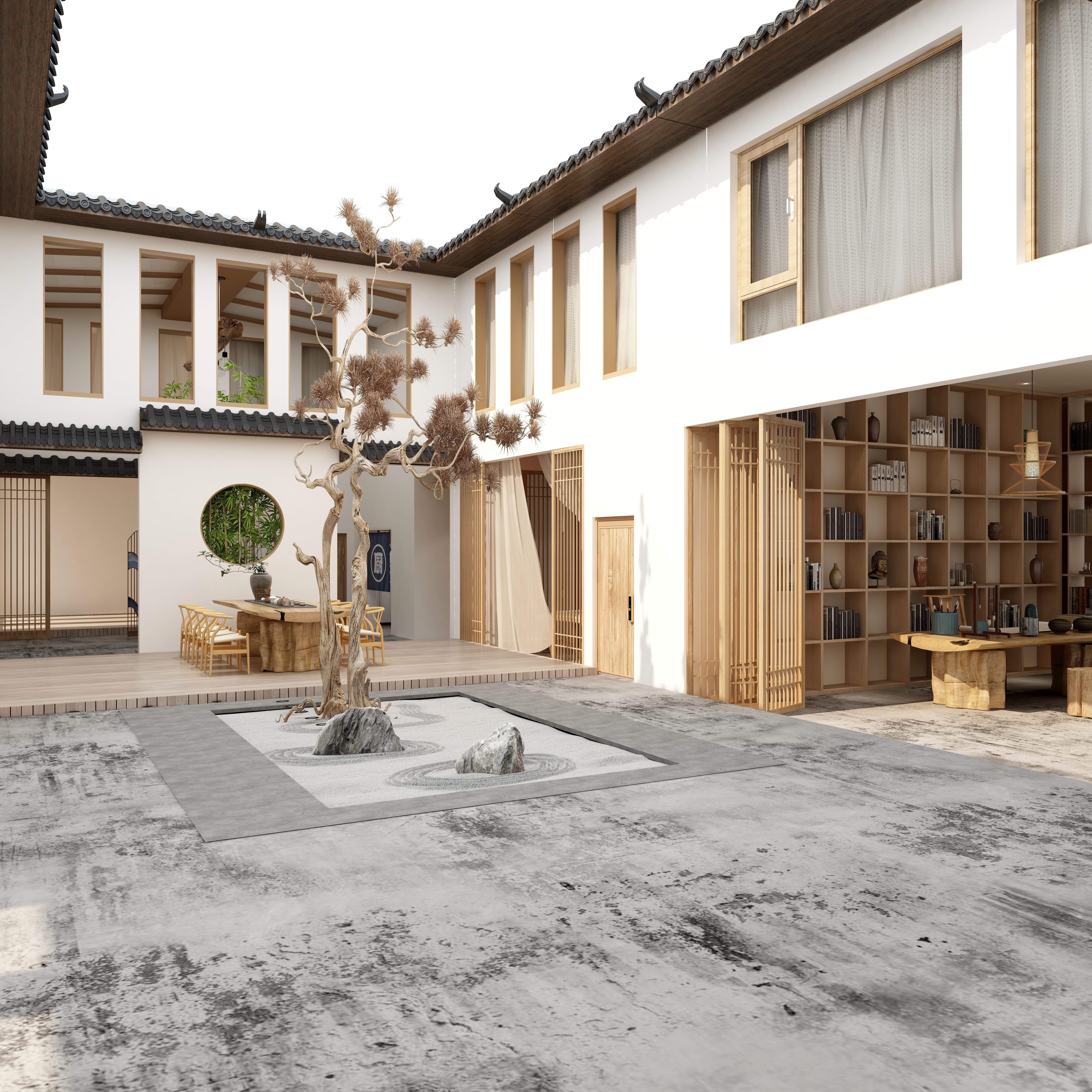 楚瑜设计-竹隐山舍装修效果图