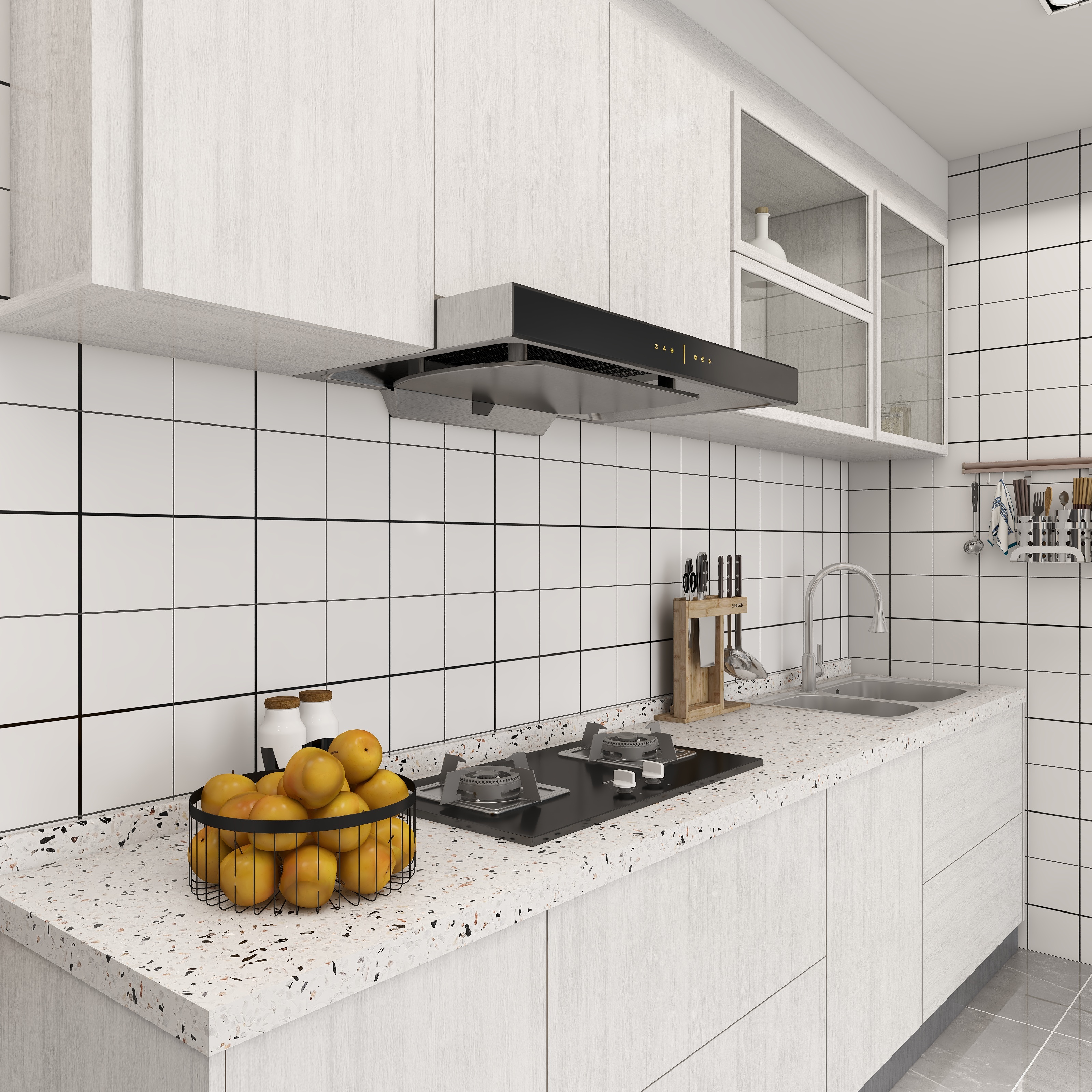 云南华聚艺家装潢设计-南悦城6-1206-装修设计方案